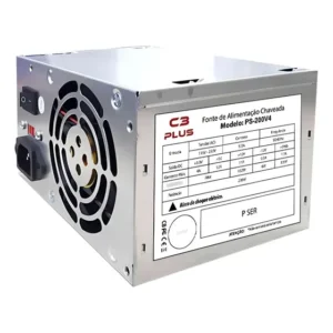 Fonte De Alimentação Para Pc C3tech C3plus Ps-200v4 200w 1