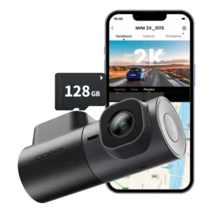 Ddpai Câmera Veicular 2k Wifi 5ghz Sensor G App + 128gb Sd