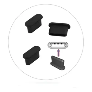 3 Capa Plug Anti Poeira Protege Usb P/ iPhone Até Versão 14