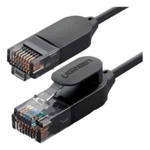 Cabo Ugreen De Rede Rj45 Cat6a Utp Ethernet Macho 2m Preto