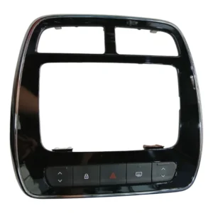 Moldura Painel Central Multimidia Renault Kwid 2017 A 2021 Preto