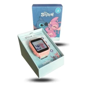 Smartwatch Condor Interativo Stitch E Angel - Codisneyai/9t Rosa
