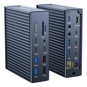 Dock Station 21 Em 1 Thunderbolt 4 40gbps Hdmi 8k Macbook Pc 127/220v