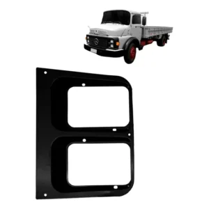 Aro Moldura Farol Mb 1519 1520 1525 2013 Cara Preta