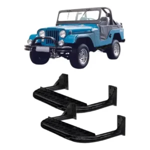 Estribo Jeep Willys Chapa Preto Preto