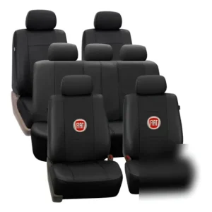 Capa De Banco 100% Toda Em Couro Fiat Doblo 7 Lugares