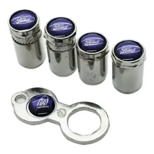 Bico De Pneu Roda C/ Antifurto Ford Azul