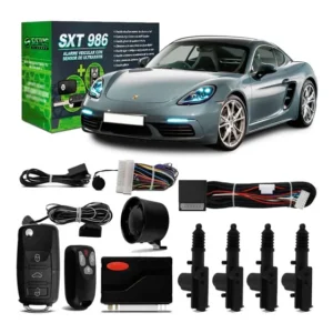 Alarme Automotivo Universal + Chave Canivete+ Trava Eletrica