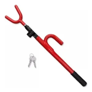 Trava Volante Antifurto Segurança Universal 2 Chave Tetra