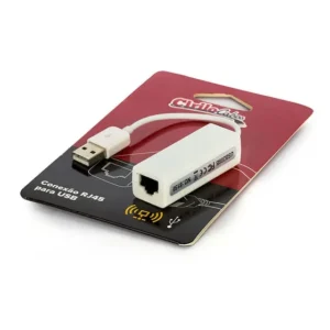 Adaptador Usb Para Rj45 Cor Branco