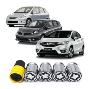 Porca Parafuso Trava Antifurto De Rodas Honda Fit Todos