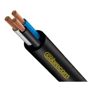 Cabo Flexível Pp 3x1,5mm De Cobre Rolo Com 5 Metros Cor da cobertura Preto