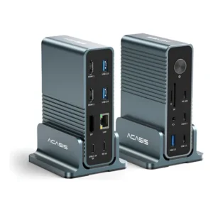 Dock Station Hub 15 Em 1 Usb-c Acasis Hdmi 4k Windows Macos 55w