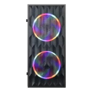 Gabinete Gamer Sem Fonte Bg-57 Hive Bluecase - 2 Cooler Cor Preto