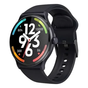 Smartwatch Haylou Solar Lite A Prova Dagua Caixa Azul-escuro Pulseira Azul-escuro Bisel Silver Desenho Da Pulseira Silicone