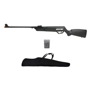 Carabina Rifle Pressão Cbc Jade 5.5 Preta + Capa + Chumbo Preto 5.5 Mm