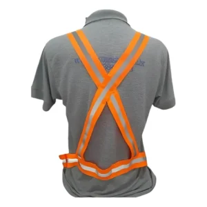 Colete X Laranja Com Refletivo Plastcor