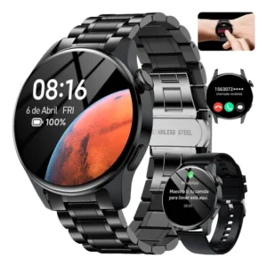 Relógio Inteligente Masculina Smartwatch Esportes Bt Chamada