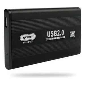 Case Externo para HD 2.5" Knup KP-HD001 USB 2.0 Preto