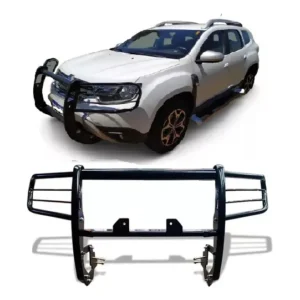 Quebra Mato Duster/oroch Com Protetor De Farol