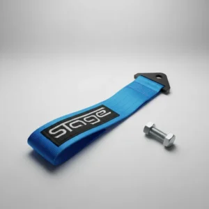 Tow Strap Hook Cinta Reboque Engate Esportivo Stage Importad Cor Ciano