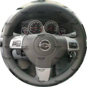 Capa De Volante Costurada Vectra Elegance E Elite Em Preto
