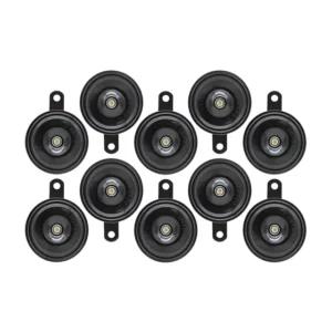 Kit 5 Buzinas Automotiva Carro Paquerinha Universal 12v 77mm