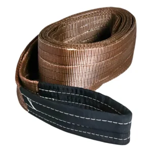 Cinta Elevação De Carga E Reboque 6ton X 4m Reforçada 180 Mm Marrom