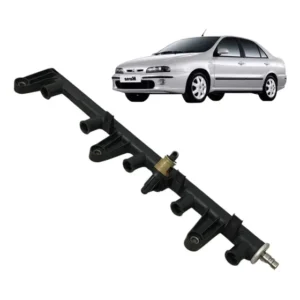 Flauta Bico Injetor Bosch Fiat Marea 2.4 5 Cilindros