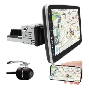 Multimídia 1 Din 9 Pol Rotativa H-tech Ht-9290ca + Câmera Ré