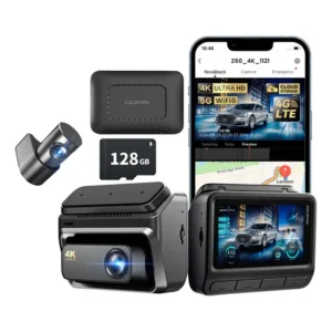 Câmera Veicular Ddpai Z60 4g Visualização Remota 4k App Adas Z60 4g+128gb