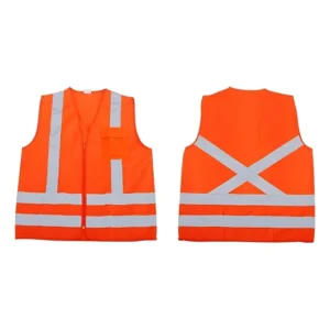 Blusao Faixa Refletiva Bolso Laranja