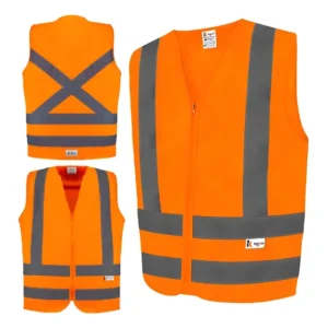 Colete Refletivo Laranja Sem Bolso Tam Xxg Kalipso Ref 10011