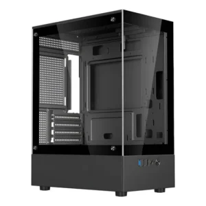 Gabinete Gamer Bluecase Bg-053 Nuker V2 Preto Aquário M-atx Preto