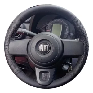 Capa De Volante Para Costurar Fiat Mobi Uno Drivre Premium Preto