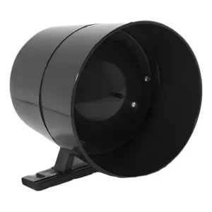 Sirene Para Alarmes 12 Volts Cor Preta Piezoeletrica 110 Db
