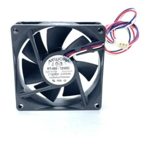 Ventilador 80x80x25mm 12vdc 2,04w 3fios Rt-080 14.104 Nework