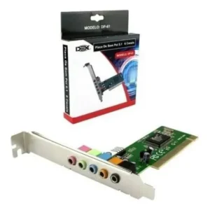 Placa De Som Pci 5.1 6 Canais Dp-61 Dex