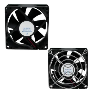 2pcs Ventilador Cooler Ventoinha Com Grade 80x80x25 12v