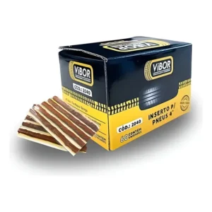 Refil Reparo Pneu Sem Câmara Vibor Macarrão 100mm 60 Unidades