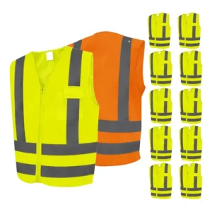 Kit 50 Colete Refletivo Reflexivo Fluoresce Transito Oferta