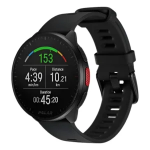 Polar Pacer Preto Relógio Avançado Gps Com Análise De Treino Preto Liso