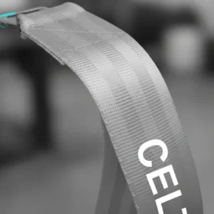 Tow Strap Hook Cinta Reboque Engate Esportivo Gm Celta Cor Cinza