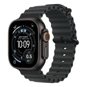 Apple Watch Ultra 3 GPS + Cellular • Caixa preta de titânio – 49 mm • Pulseira Oceano preta - Distribuidor Autorizado