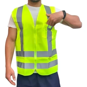 Kit 10 Colete Refletivo Segurança Sinalização C/ Bolso Verde