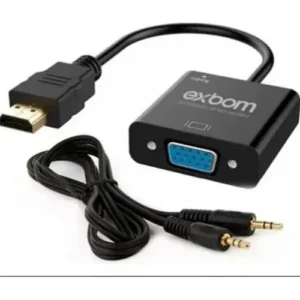 Cabo Adaptador Exbom Cc-hva60 Vga-vga 15cm Preto