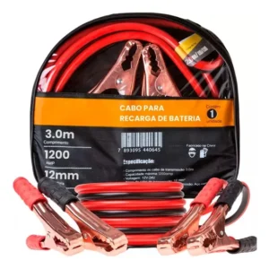 Cabo Auxiliar Bateria Automotivo 3 Metros 1200amp