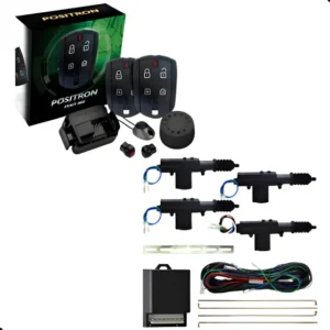 Kit Alarme Positron Exact 360 + Trava Elétrica Universal 4p