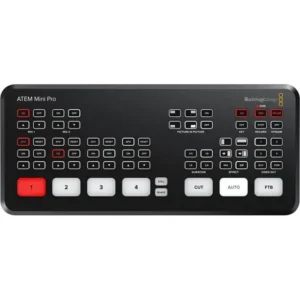 Blackmagic Switcher Atem Mini Pro Hdmi Live Streaming Preto