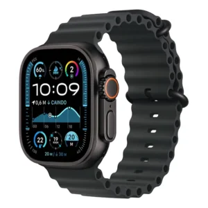 Apple Watch Ultra 2 GPS + Cellular • Caixa preta de titânio de 49 mm • Pulseira Oceano preta - Excelente (Recondicionado)